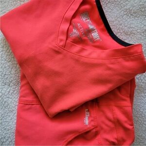 Orange Greys anatomy scrubs